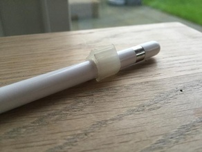 anti rolamento add on apple lápis pinshape caneta escrita livre conveniente 3d print model - Mito3D