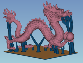dragão pinshape brinquedo 3d print model - Mito3D