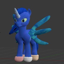 luxion water pony pinshape 3d print model - Mito3D