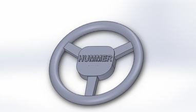 hummer h1 lenkrad 1 10 rc pinshape Modell 3d print model - Mito3D