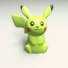 pikachu pinshape nintendo toy game cartoon  pokemon pikachu