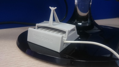 sony xperia carregamento dock pinshape carga 3d print model - Mito3D