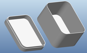 storage box Kosmetik pinshape make up Speicher 3d print model - Mito3D