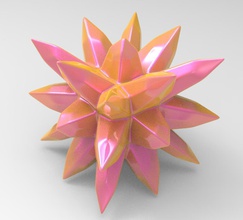 thorny ball pinshape ordinary 3d print model - Mito3D