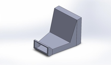 lüfterverkleidung Druck pla filament pinshape fan duct shroud 3d print model - Mito3D