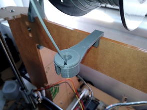 simple filament guide locker pinshape prusa i3 sintron 3d print model - Mito3D