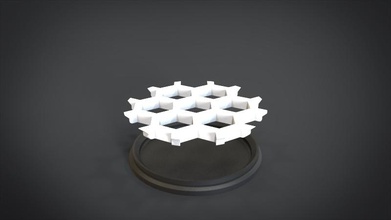liquido coaster pinshape 3d print model - Mito3D