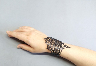 gothic bracciale pinshape vittoriano gotico bracciali 3d print model - Mito3D