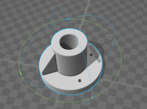 soporte tubo pinshape 3d print model - Mito3D