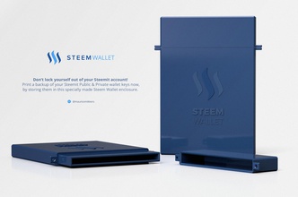 steem portafoglio steemitcom pinshape backup recupero wallet steemit 3d print model - Mito3D