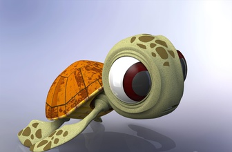 turtle pinshape mintrho 3d Drucker 3d print model - Mito3D