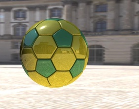 Fußball Ameisen delta mini 3d Drucker 200 pinshape ball 3d print model - Mito3D