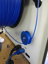 ultimaker 2 filamento guia pinshape impressora 3d rolamento pully ultimaker2 um2 3d print model - Mito3D