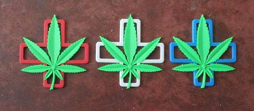 doppia estrusione marijuana medica pinshape dualstruder dualstrusion dual mj medico 3d print model - Mito3D