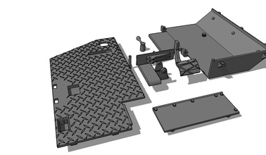 mj 1b bomba asansör zemin pinshape parçalar araba araç savaş minyatür 3d print model - Mito3D