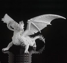 dragon pinshape imprimable soutien généré 3d print model - Mito3D