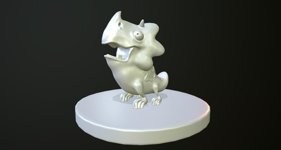 stanley tyrannosaurus tuff pinshape dinosaur toys figurine 3d print model - Mito3D