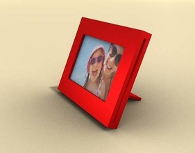 amora design Bilderrahmen pinshape erstellen erziehen Lektion plan Wettbewerb portrait frame Bild Rahmen 3d print model - Mito3D