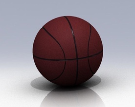 basket ball wwwantsdesigntmcom ants 3d printer 200 pinshape basket-ball 3d print model - Mito3D