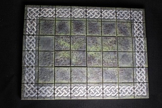 openforge 20 cut-stone celtic knotwork floor pinshape 3d-design 3d print model - Mito3D