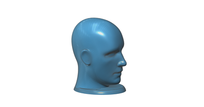 Figur Büste Kopf stehen pinshape Perücke stand Schädel Skulptur Modell Kopfhörer headsethanger Bügel Kopfstück Halter Köpfe 3d print model - Mito3D