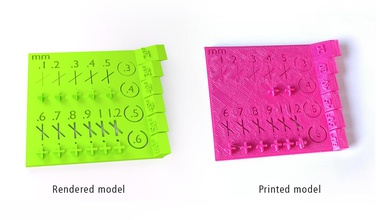 test print pinshape Kalibrierung Druck 3d print model - Mito3D