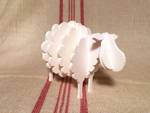 sheep pinshape 3d-design 3d print model - Mito3D