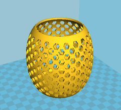base recipienti hexbowl pinshape ciotola 3d print model - Mito3D
