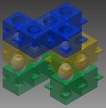 universal apilamiento cartón huevo pinshape Diseño 3d 3d print model - Mito3D