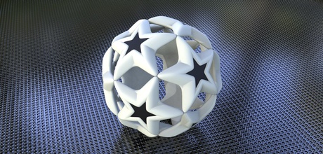 star-ball pinshape minho 3d print model - Mito3D