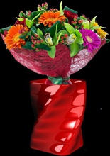 çene vazo pinshape baskı 3d madeinitaly tasarım çiçek 3d print model - Mito3D