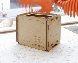 makerbot 3d yazıcı minyatür pinshape lasercut tasarım 3d print model - Mito3D