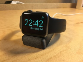 apple watch uyku gece pinshape durmak dinlenmek izle tutucu nöbet dock applewatch 3d print model - Mito3D