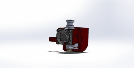e3d v6 enfriador ventilador conducto pinshape Diseño 3d 3d print model - Mito3D