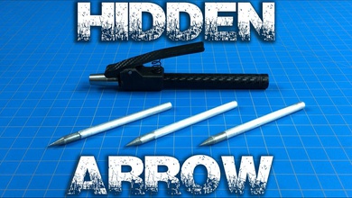 assassin ballistic dart chinese sleeve arrow - trigger mou pinshape 3d-design 3d print model - Mito3D