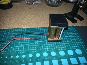 battery holder 4xaa square pinshape 3d-design 3d print model - Mito3D