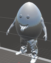 el huevo chupa pinshape 3d-design 3d print model - Mito3D