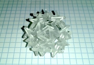stars pinshape geometrie 3d print model - Mito3D