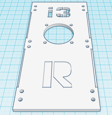 l'électronique boîte rampes revolutioni3 révolution groupe médias pinshape conception concours reprap prusa i3 retravailler revoluton box électronique 3D print model - Mito3D