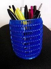 pen & pencil holder pinshape pen-holder 3d print model - Mito3D
