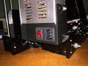meanwell nes 350 12 Netzteil Abdeckung pinshape 3d Drucker Stromversorgung decken design 3d print model - Mito3D