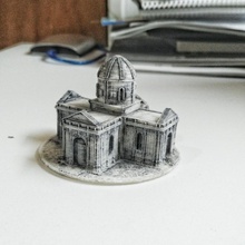 easy print san miguel capilla pinshape fáciles imprimir escala modelo miniatura edificio iglesia Diseño 3d 3d print model - Mito3D