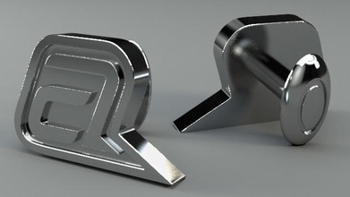 19mm cufflinks - arland 3 pinshape cufflink 3d print model - Mito3D