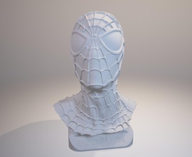spiderman bust pinshape avatar-design-contest statues awesome cool heros spidersuit spider-web spider marvel comics hero comicon buste spider-man head 3d print model - Mito3D