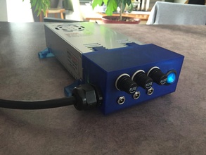 24v power supply case pinshape cover 3d print model - Mito3D
