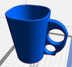 large pinshape cup 3d print model - Mito3D