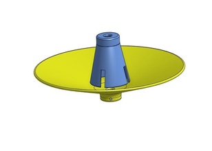 cone thread holder Bruder Nähmaschine pinshape 3d design 3d print model - Mito3D
