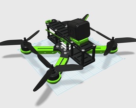 sayha - fpv quadcopter pinshape 3d-design 3d print model - Mito3D