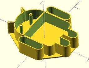 font impressionante cookie cutter pinshape disegno 3d 3d print model - Mito3D