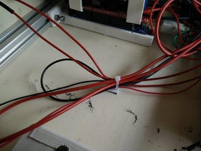 simple zip tie mount cable management pinshape 3d-design 3d print model - Mito3D